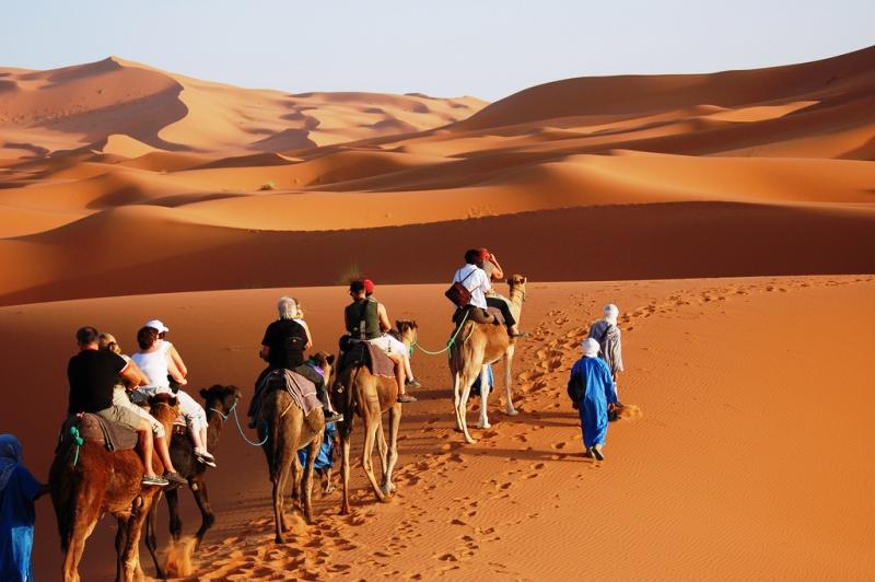 Les dunes de l'Erg Chebbi