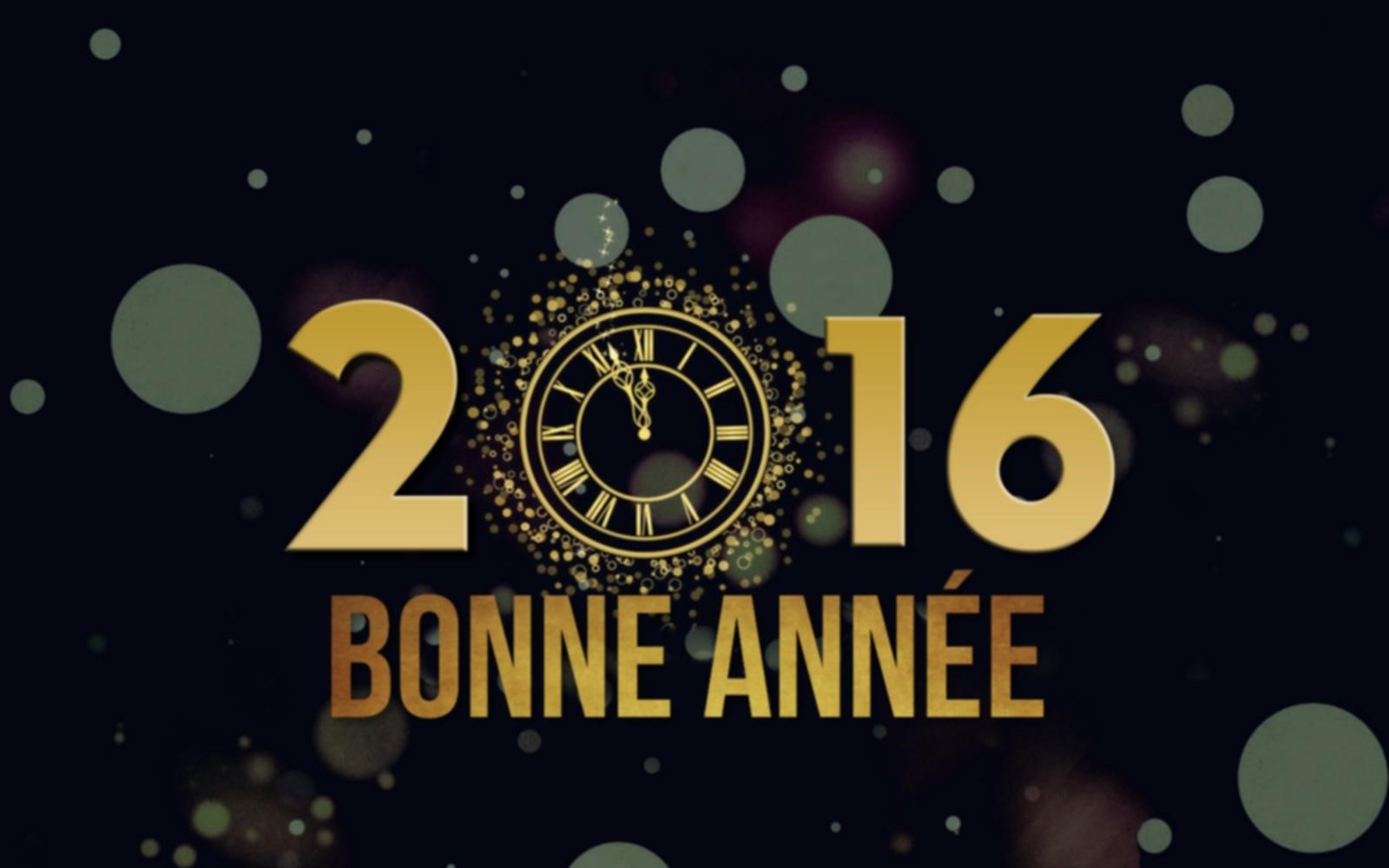 Bonne année 2016