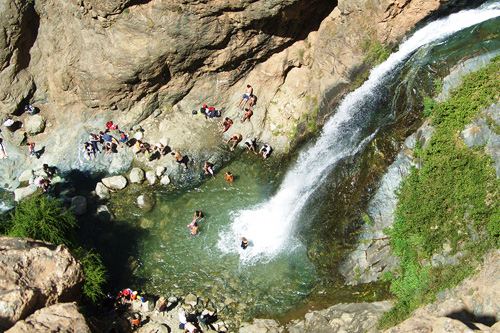 Cascade d'ourika à marrakech